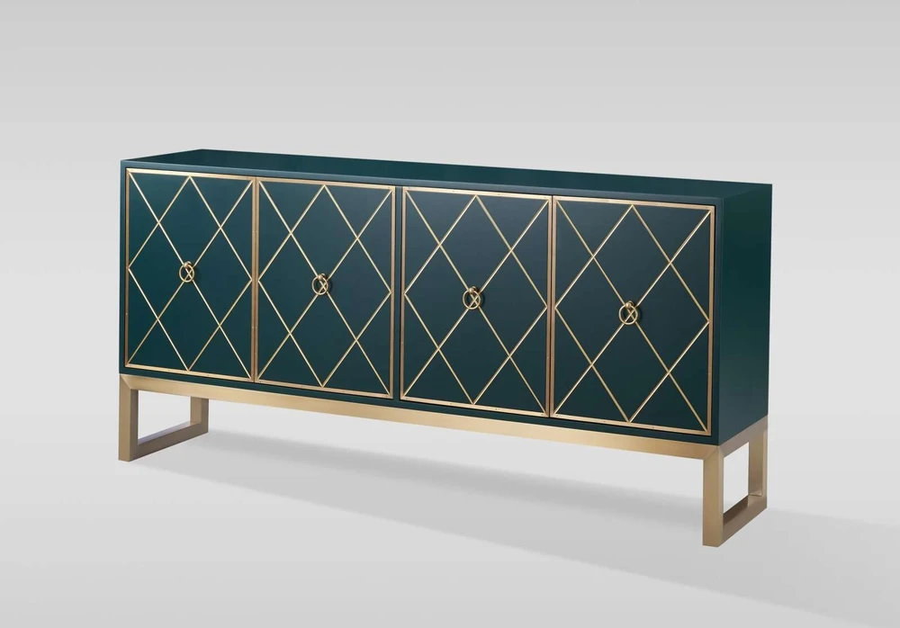 Komoda, 180 x 86 x 40 cm, Stilig, žalia