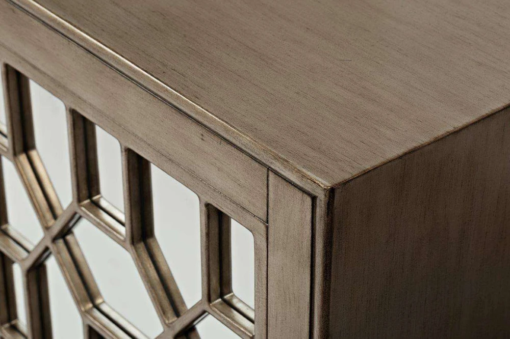 Av1550-50 Komoda 2D Avola Sidabrinis Gold