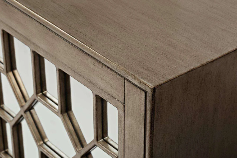 Av1550-50 Komoda 2D Avola Sidabrinis Gold