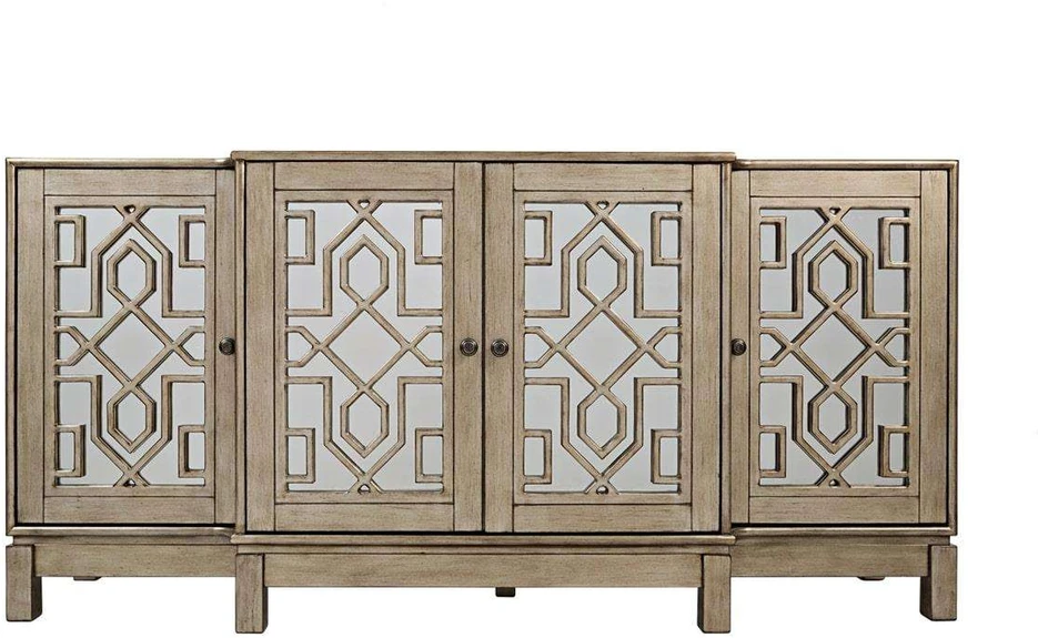 Avola 1550-70 Komoda 4D Sidabrinis