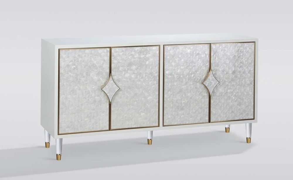 Komoda, balta, Stilig, 162,5 x 82 x 48 cm