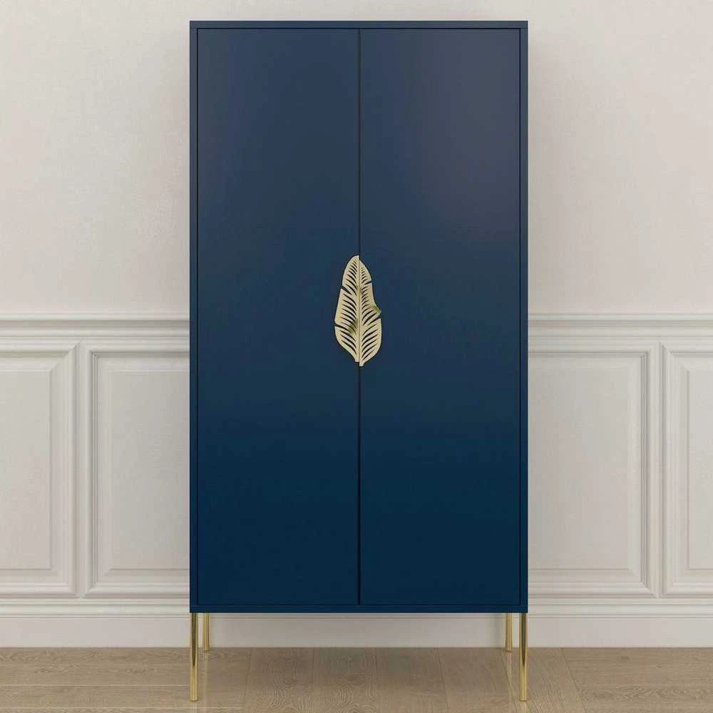 Komoda, Skandica MERLIN, 40x160x80 cm, Tamsiai Mėlyna