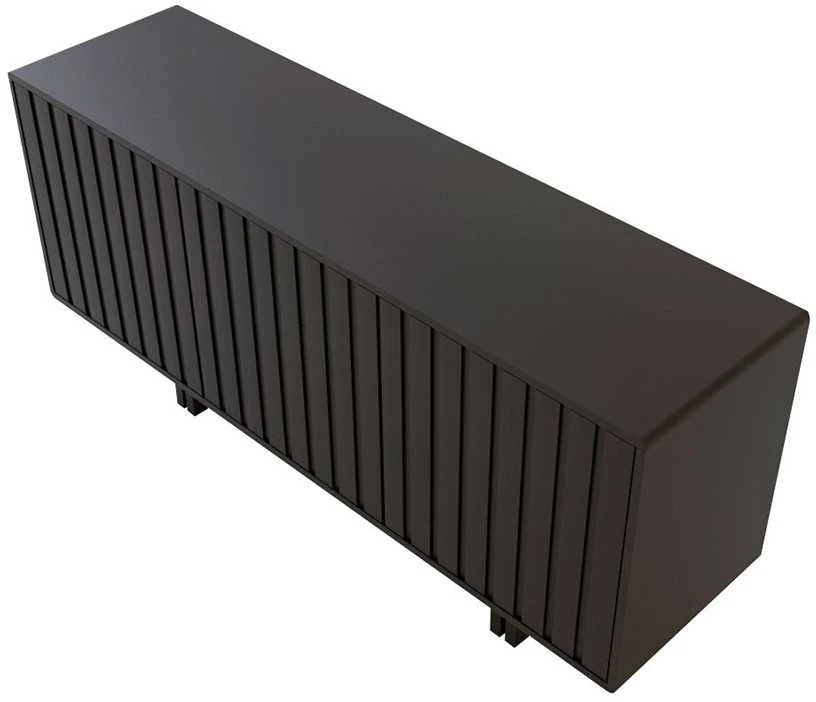 Komoda, Skandica VIGGE, 149x40 cm, Juoda