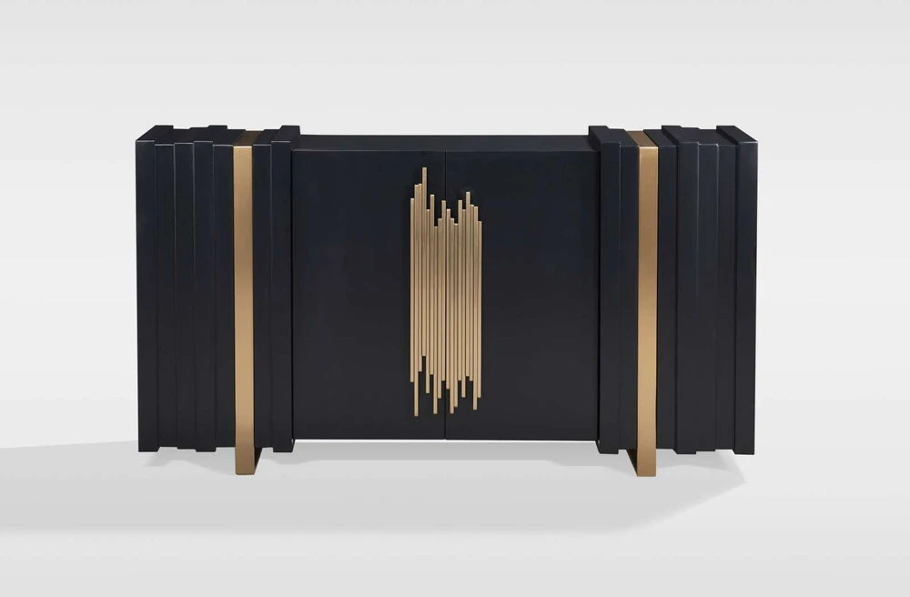 Komoda, Stilig, 160 x 90 x 40 cm, juoda