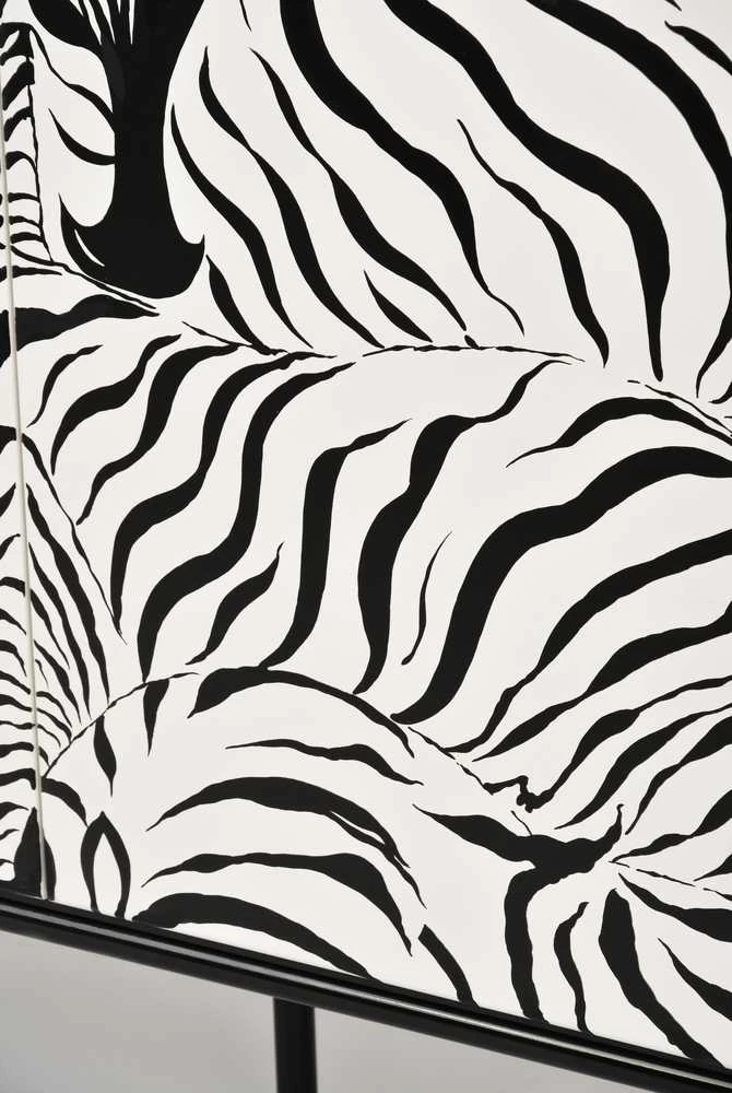 Komoda su durelėmis, Zebra, Stilig, juoda