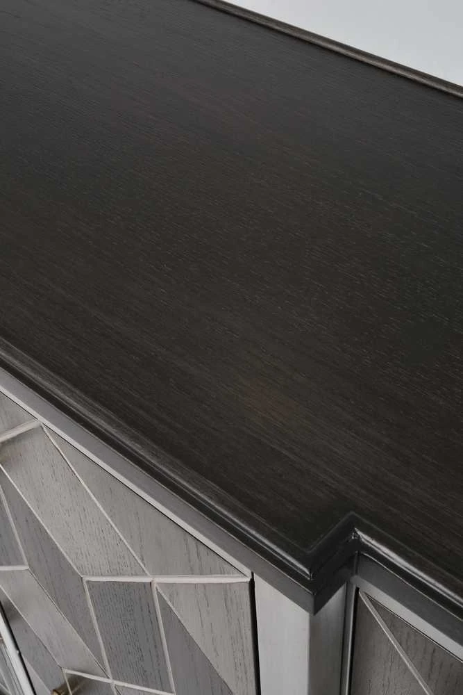 Komoda su durelėmis, Stilig, 152 x 92 x 42 cm, pilka