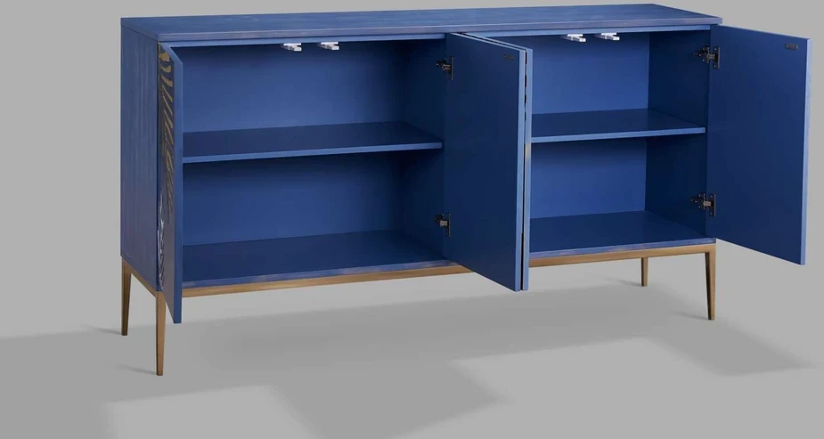 Komoda su durelėmis, 160 cm, Stilig, mėlyna