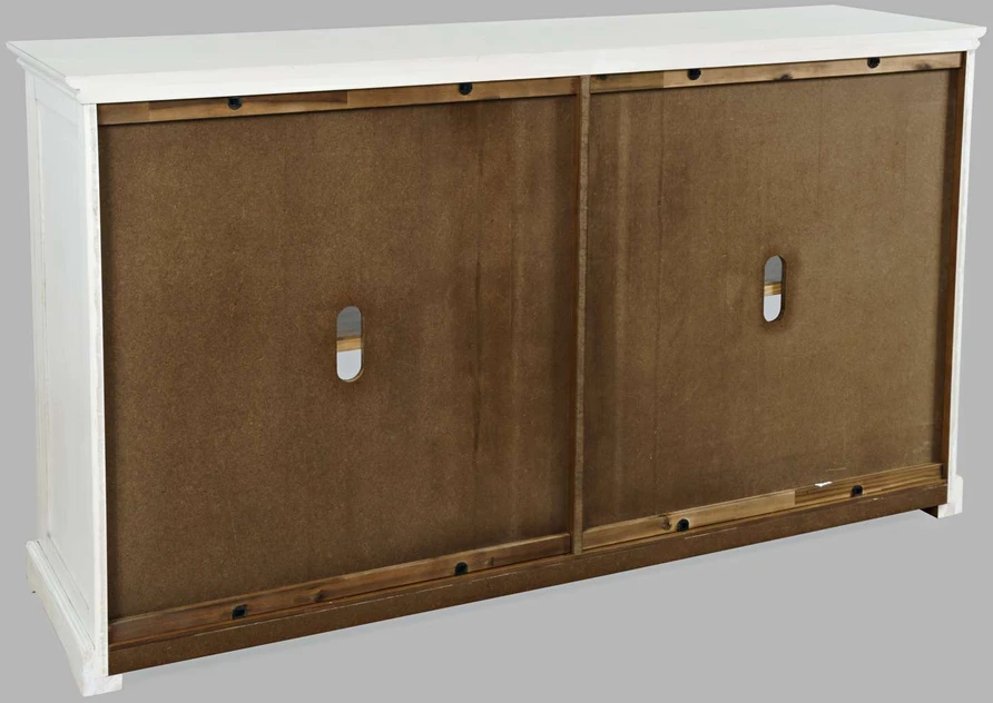 Komoda su durimis Avola, 165 x 91,5 x 43 cm, balta