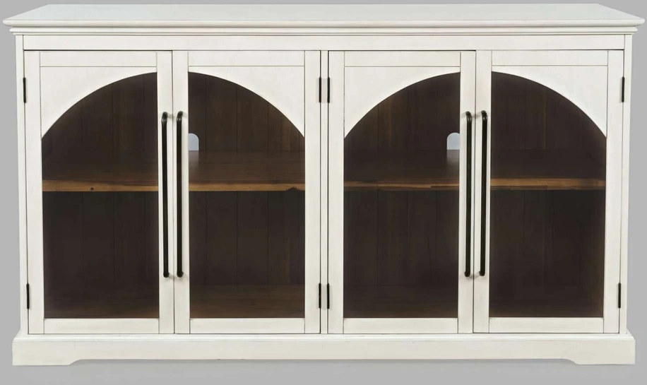 Komoda su durimis Avola, 165 x 91,5 x 43 cm, balta