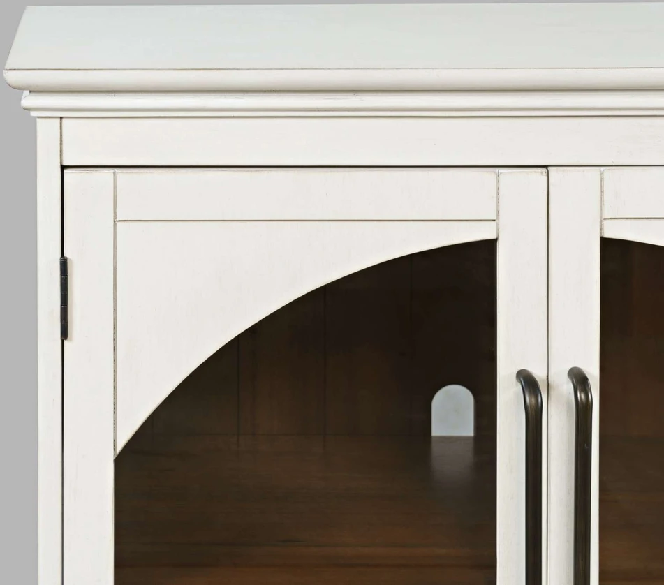 Komoda su durimis Avola, 165 x 91,5 x 43 cm, balta