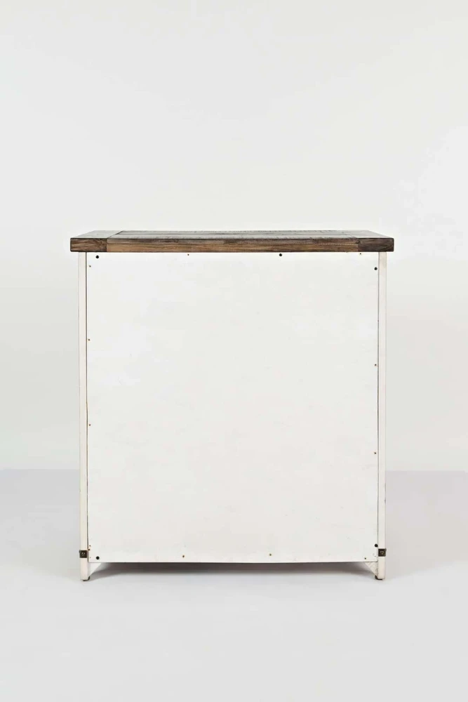 Komoda su stalčiais, Avola, 81,5 x 86,5 x 43,5 cm, ruda