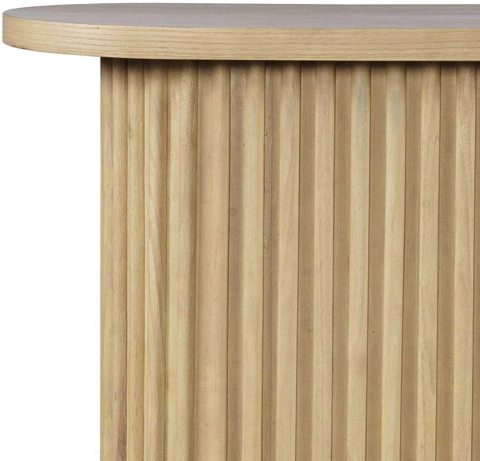 Konsolė, Avola, 127x46.5x3.5 cm, Šviesus Medis