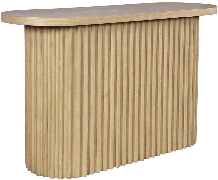 Konsolė, Avola, 127x46.5x3.5 cm, Šviesus Medis
