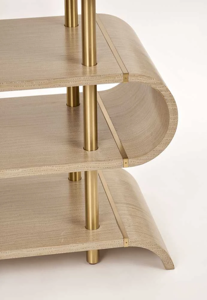 Konsolinis staliukas, 122 x 81 x 36 cm, Stilig, smėlio spalvos