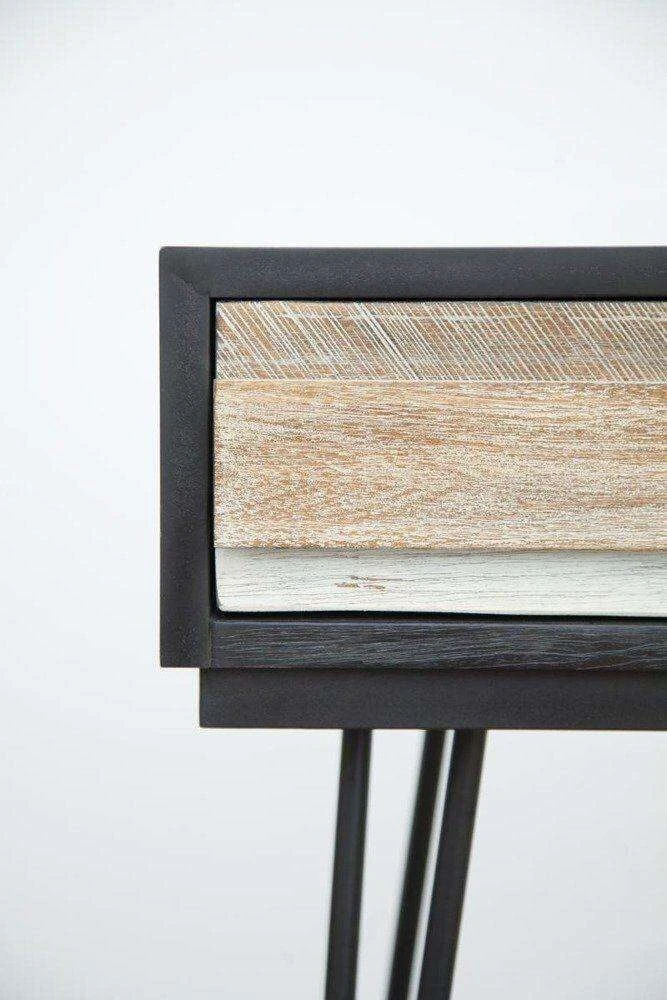 Konsolinis stalas Adesso, 140 x 80 x 35 cm, juoda