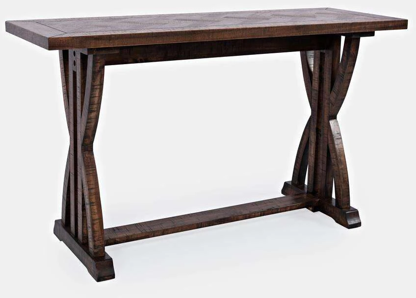 Konsolinis stalas, Avola, 103x43 cm, Tamsiai rudas