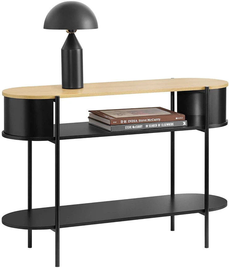 Konsolinis stalas, SoBuy FSB102-SCH, 110x39x76 cm, Juodas