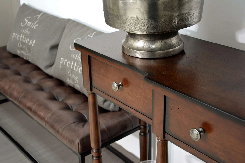 Av1632-60 Avola Konsolė 3S Avola Antique Mahogany
