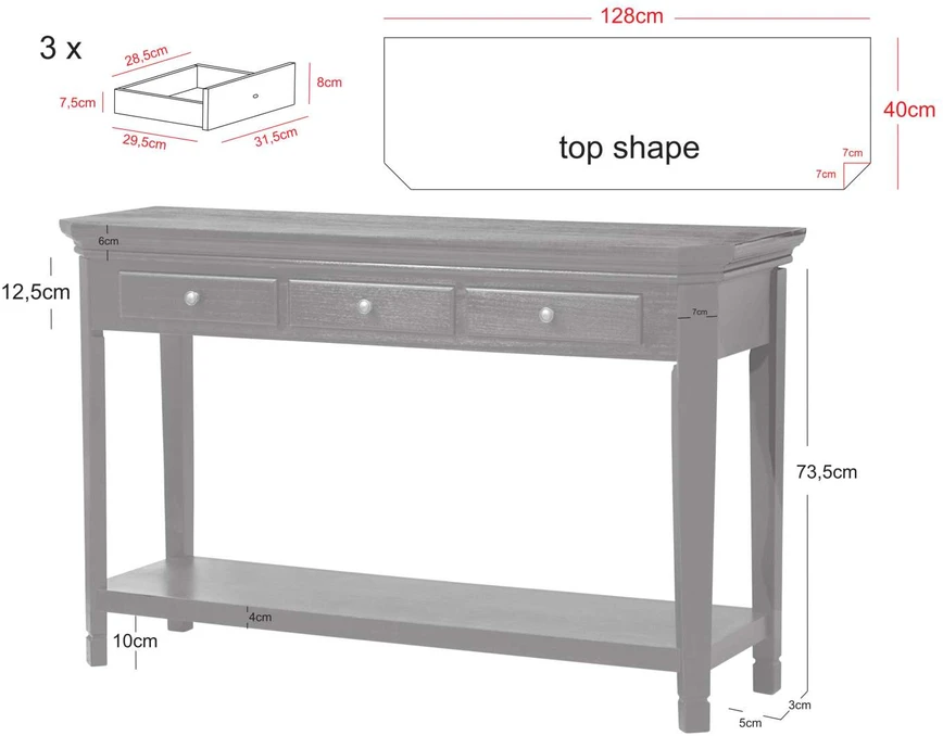 Sofa Cesena Ce012 Konsolė