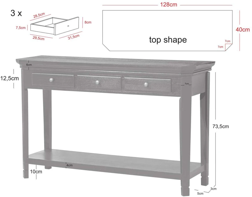 Sofa Cesena Ce012 Konsolė