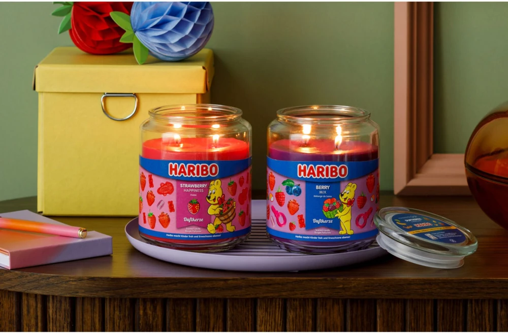 Haribo Duftkerzen Žvakė Haribo Berry Mix, 510g