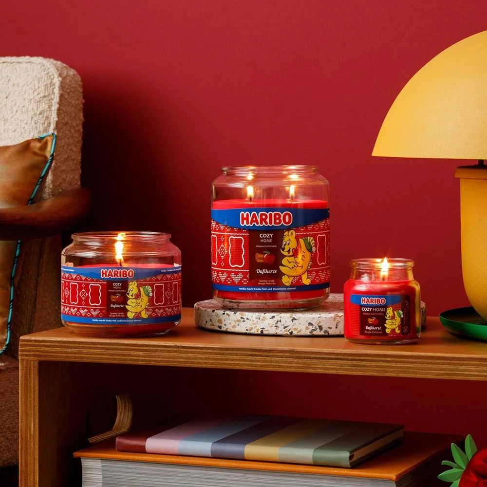 Haribo Duftkerzen Haribo Cozy Home žvakė 510 g