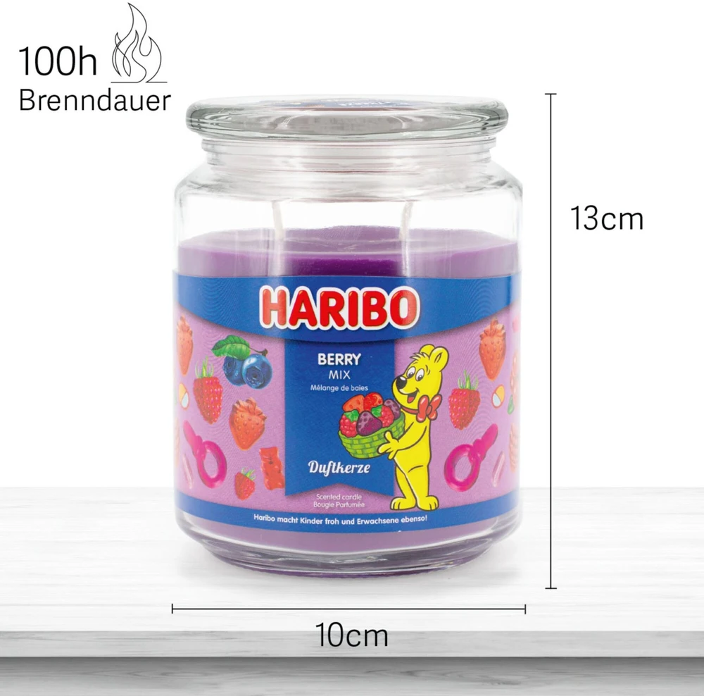Haribo Duftkerzen Žvakė Haribo Berry Mix, 510g