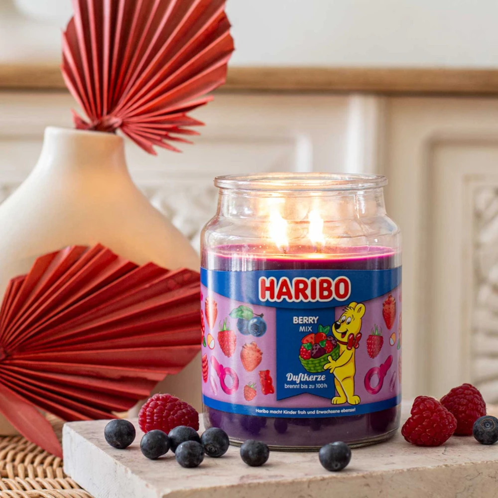 Haribo Duftkerzen Žvakė Haribo Berry Mix, 510g
