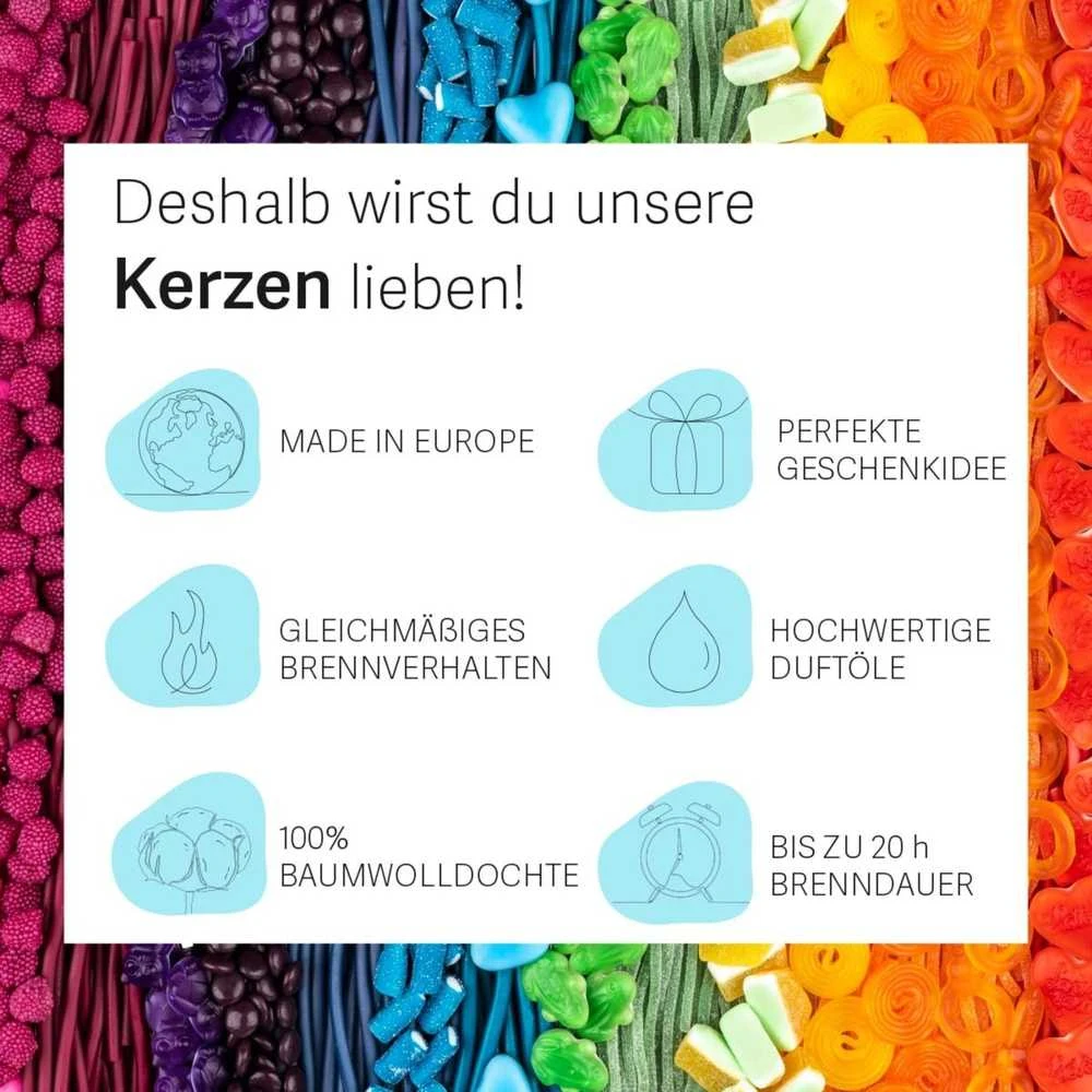 Haribo Duftkerzen Haribo Berry Mix žvakė 85 g