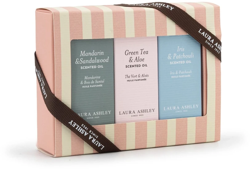 Kvapnių aliejų dovanų rinkinys Laura Ashley 3x10ml Balta