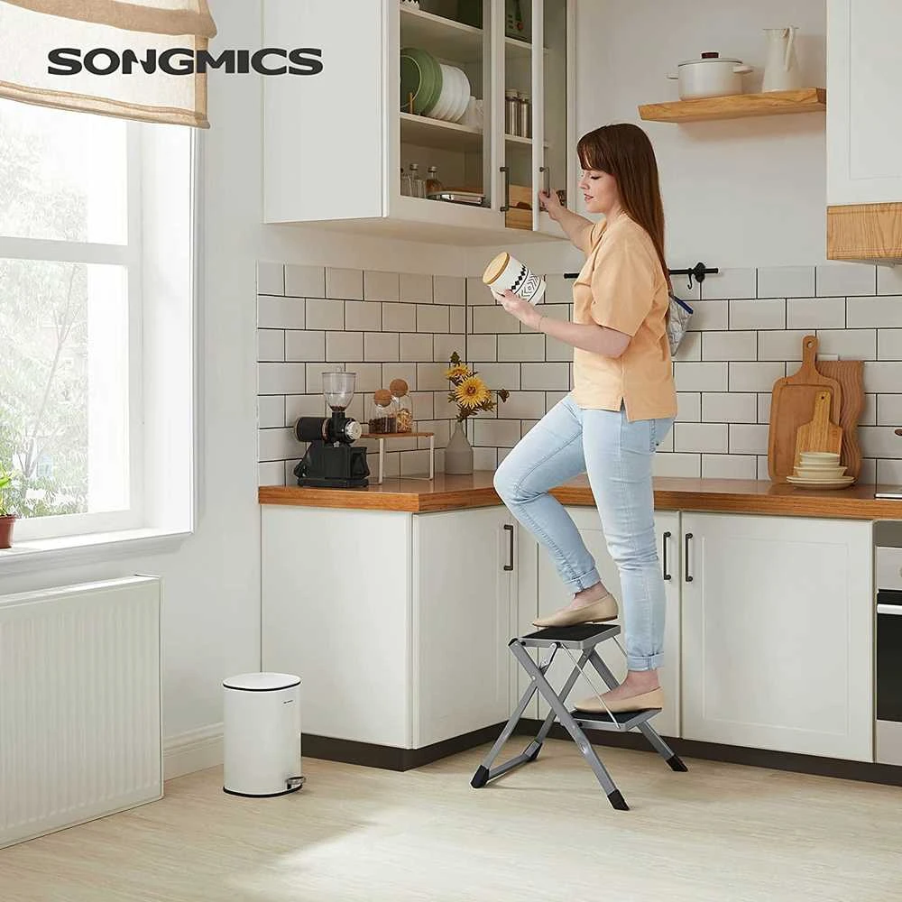Songmics Laiptinės kopėčios su 2 laipteliais