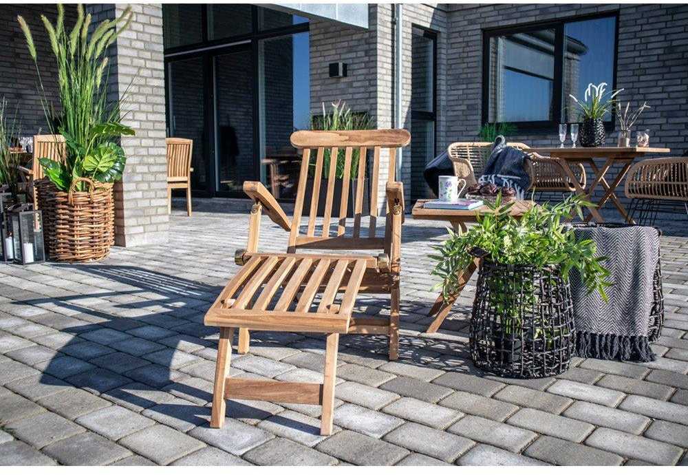 House Laivyklos kėdė, Arrecife Teak, Natūrali