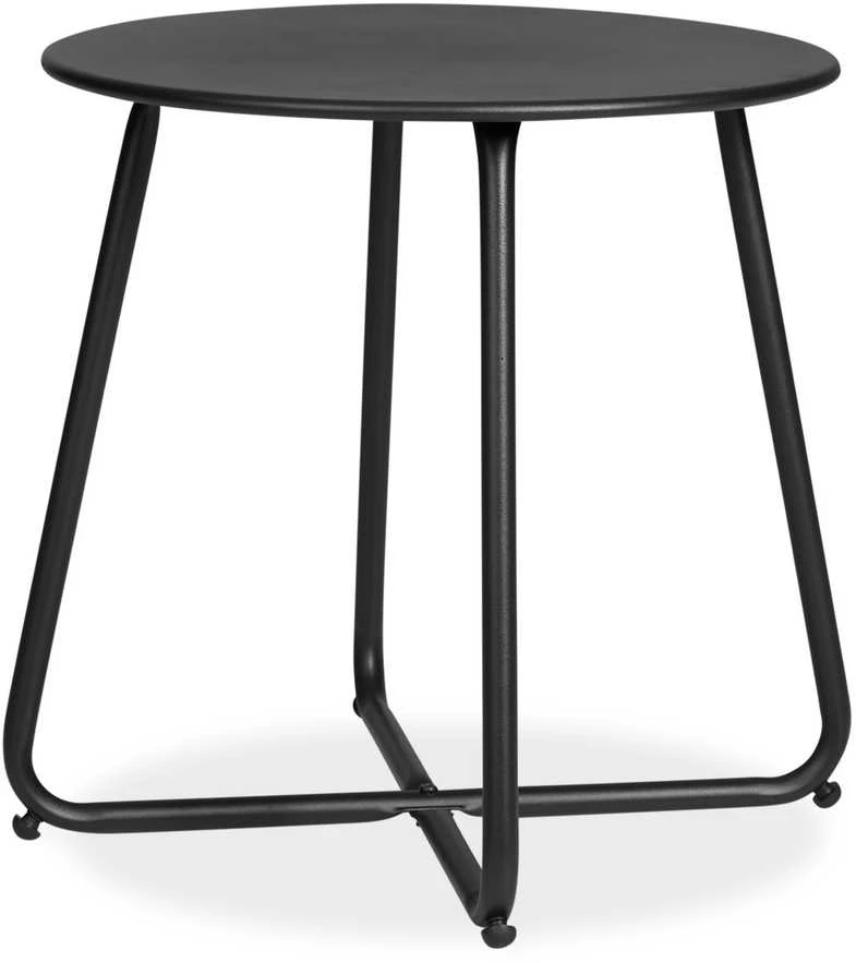 Lauko baldų komplektas Homestyle4U Sodo baldų komplektas, 154,5x74,5x54 cm, juoda