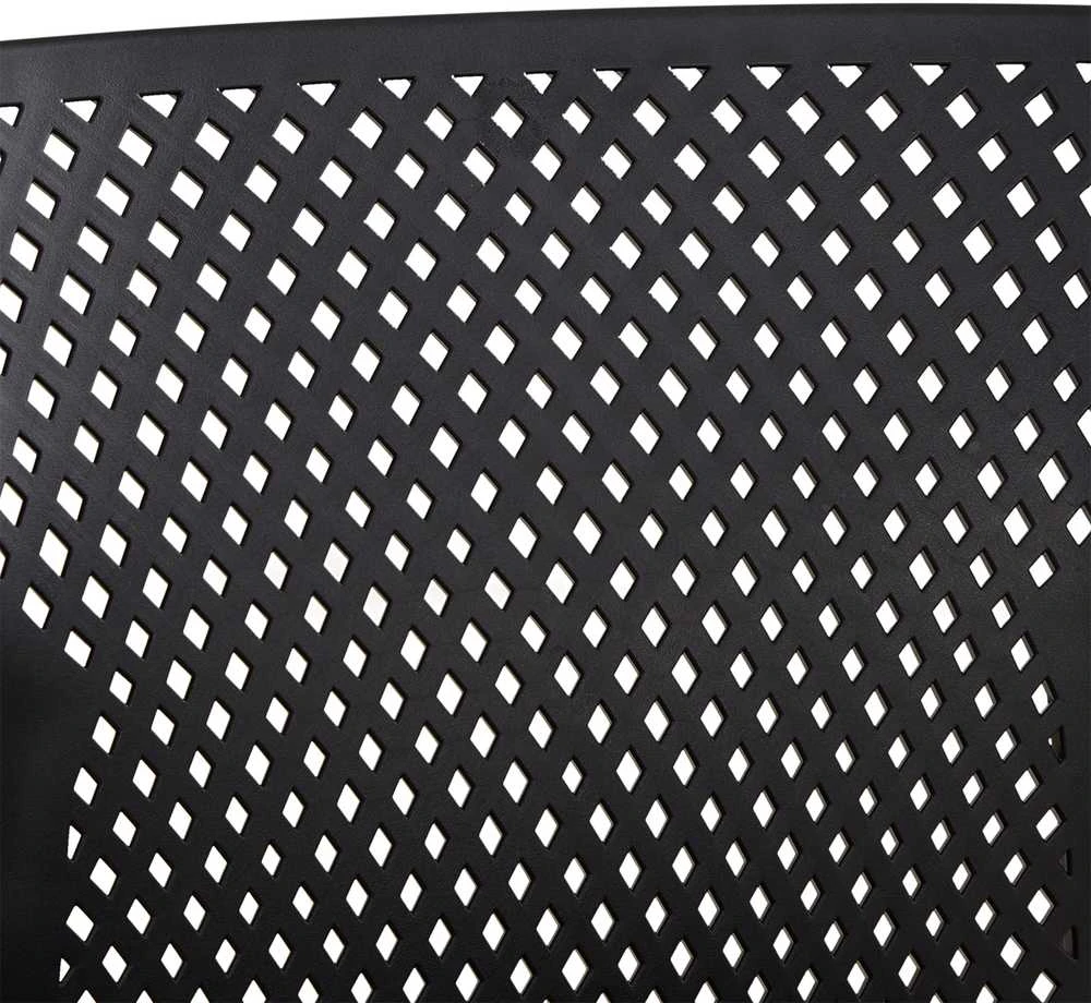 Lauko baldų komplektas Homestyle4U Sodo baldų komplektas, 154,5x74,5x54 cm, juoda