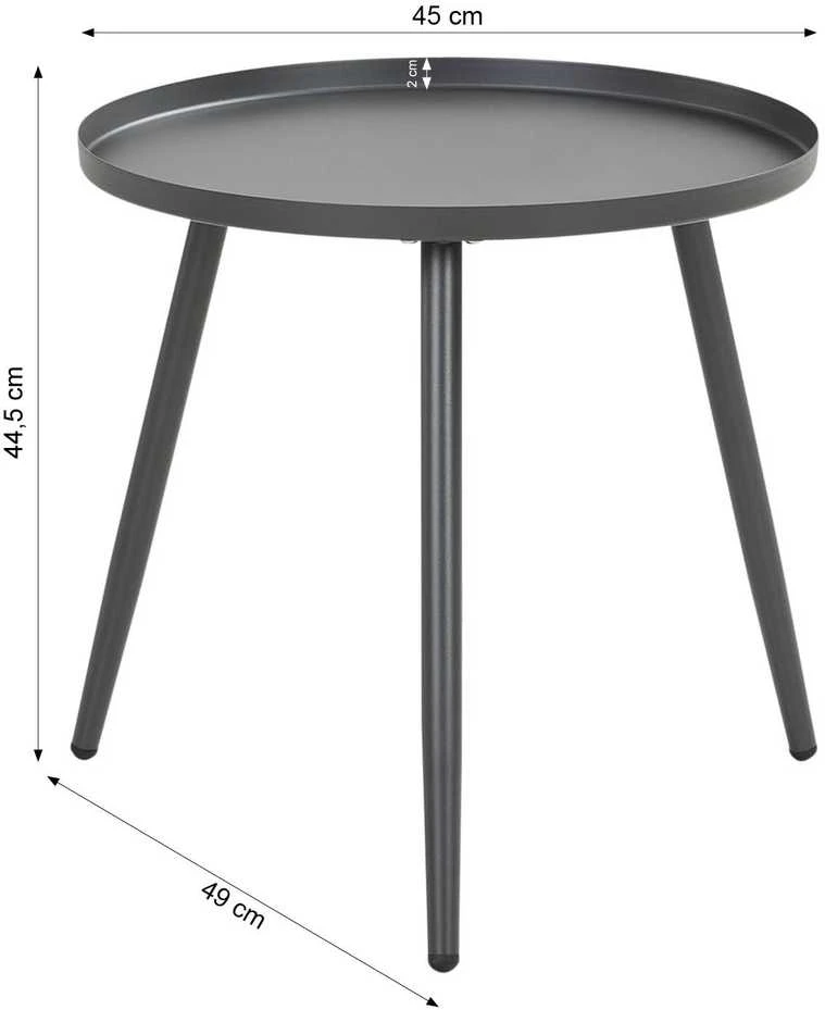 Lauko baldų komplektas Homestyle4U Sodo baldų komplektas, 163x70.5x61 cm, pilka