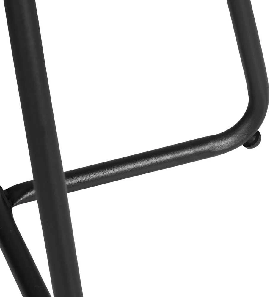 Homestyle4U Šoninis staliukas, 44.5x44.5x44.5 cm, juodas