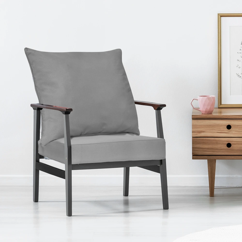 Lauko baldų komplektas Promotions Kėdės pagalvių rinkinys 2 vnt. 64x64x15 cm ir 80x65x18 cm baltos