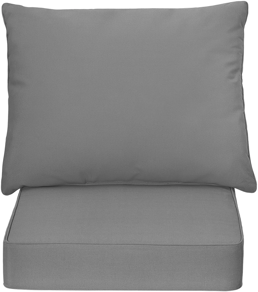 Lauko baldų komplektas Promotions Kėdės pagalvių rinkinys 2 vnt. 64x64x15 cm ir 80x65x18 cm baltos