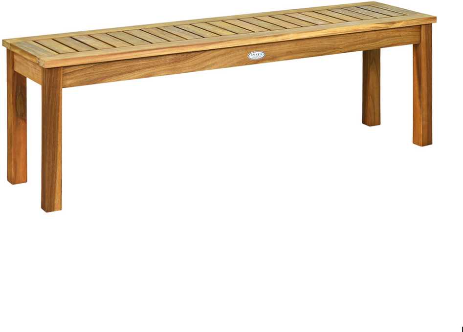 Lauko baldų komplektas Promotions Lauko valgomojo suolas, 132x34.3x44.5 cm, tikmedis