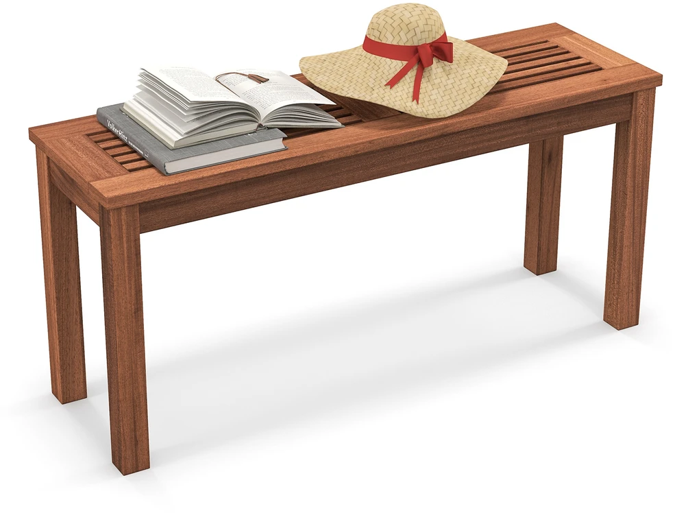 Lauko baldų komplektas Promotions Lauko suoliukas 2 vietų 100,3x30,5x47 cm natūralus