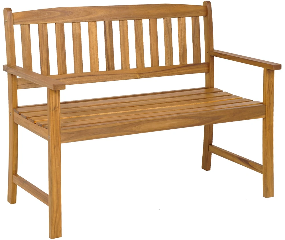 Lauko baldų komplektas Promotions Sodo suoliukas dviem 122x56x86 cm natūralios spalvos