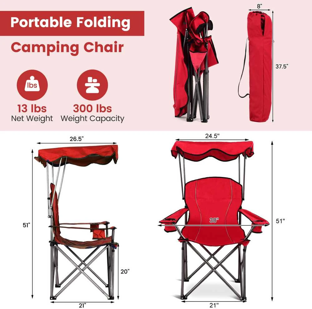 Promotions Sulankstomas paplūdimio krėslas su stogeliu, 96,5x67,3x129,5 cm, mėlynas