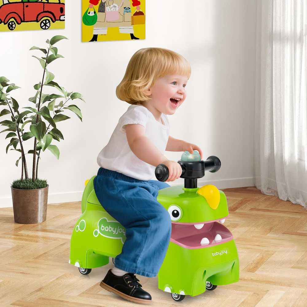 Promotions Važiuojamas žaislas, dinozauro dizainas, žalia