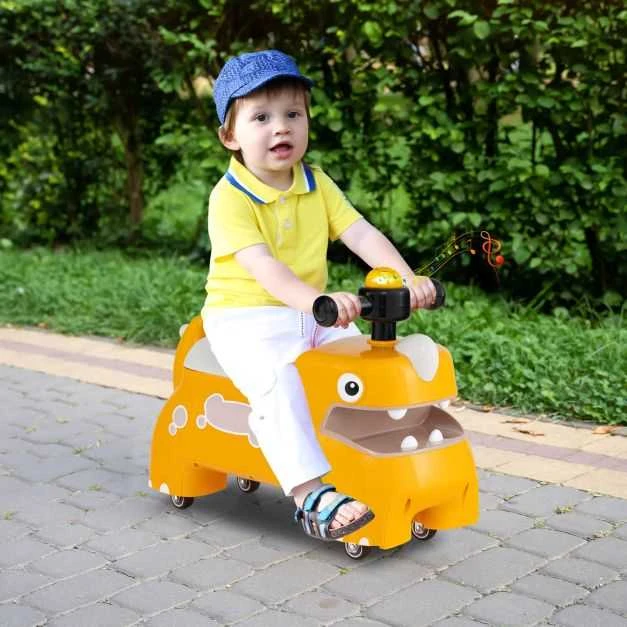 Promotions Važiuojamas žaislas, dinozauro dizainas, geltonas