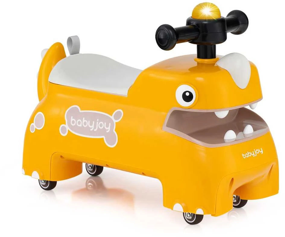 Promotions Važiuojamas žaislas, dinozauro dizainas, geltonas