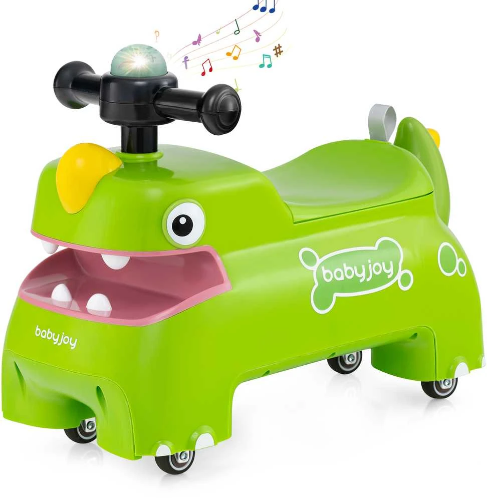 Promotions Važiuojamas žaislas, dinozauro dizainas, žalia