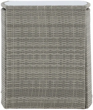Lauko baldų komplektas Venture Design Kavinės komplektas, Savana, Stalas: 75x66x50 cm Kėdė: 71x55x45 cm, Pilka