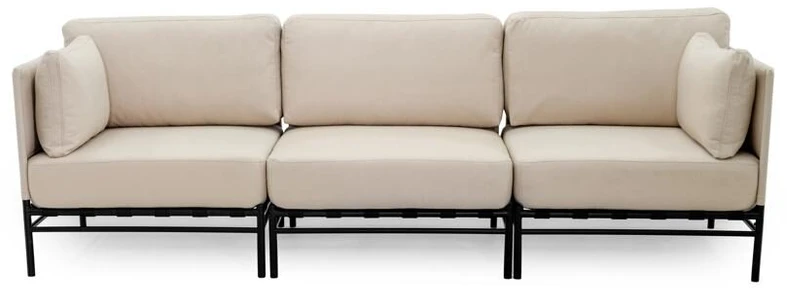 Lauko moduliniai baldai, Dandy, 0.78x2.34x0.78 m, kreminė