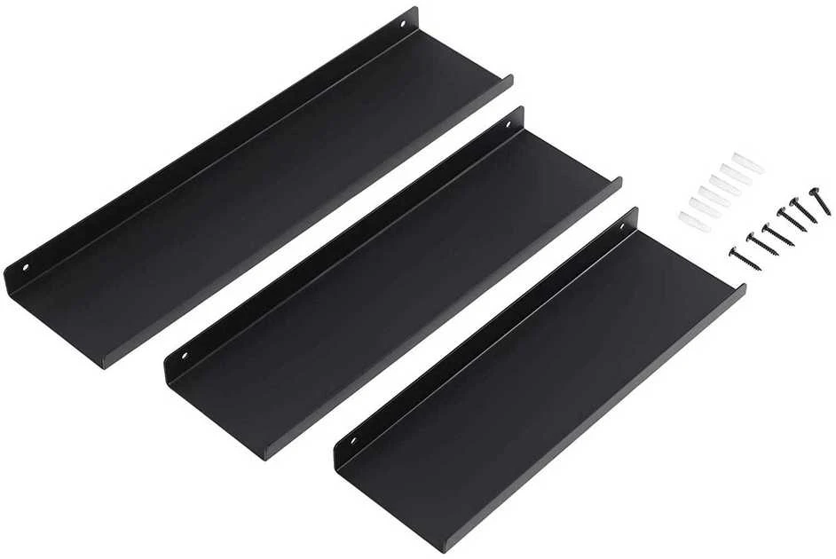 Songmics 3 metalinių sieninių lentynų rinkinys