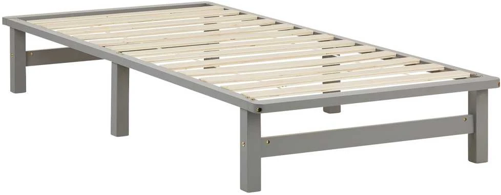 Homestyle4U Lova, 90x28x200 cm, Pilka